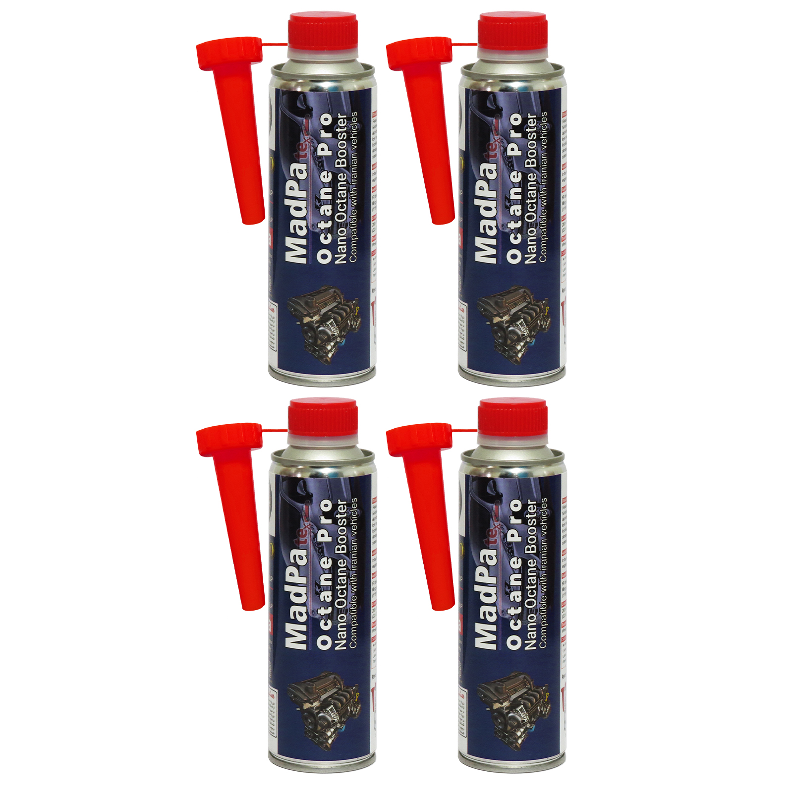 مکمل سوخت گروه مدپا مدل پتروکتان پرو حجم 280 میلی لیتر بسته 4 عددی