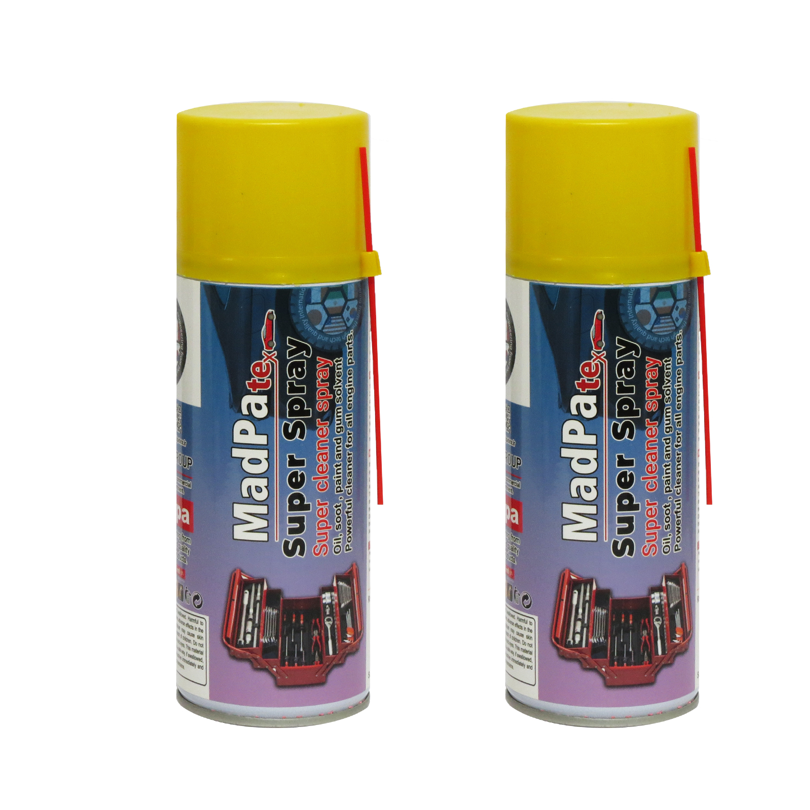 اسپری تمیز کننده انژکتور و دریچه گاز گروه مدپا مدل سوپر حجم 400 میلی لیتر بسته 2 عددی