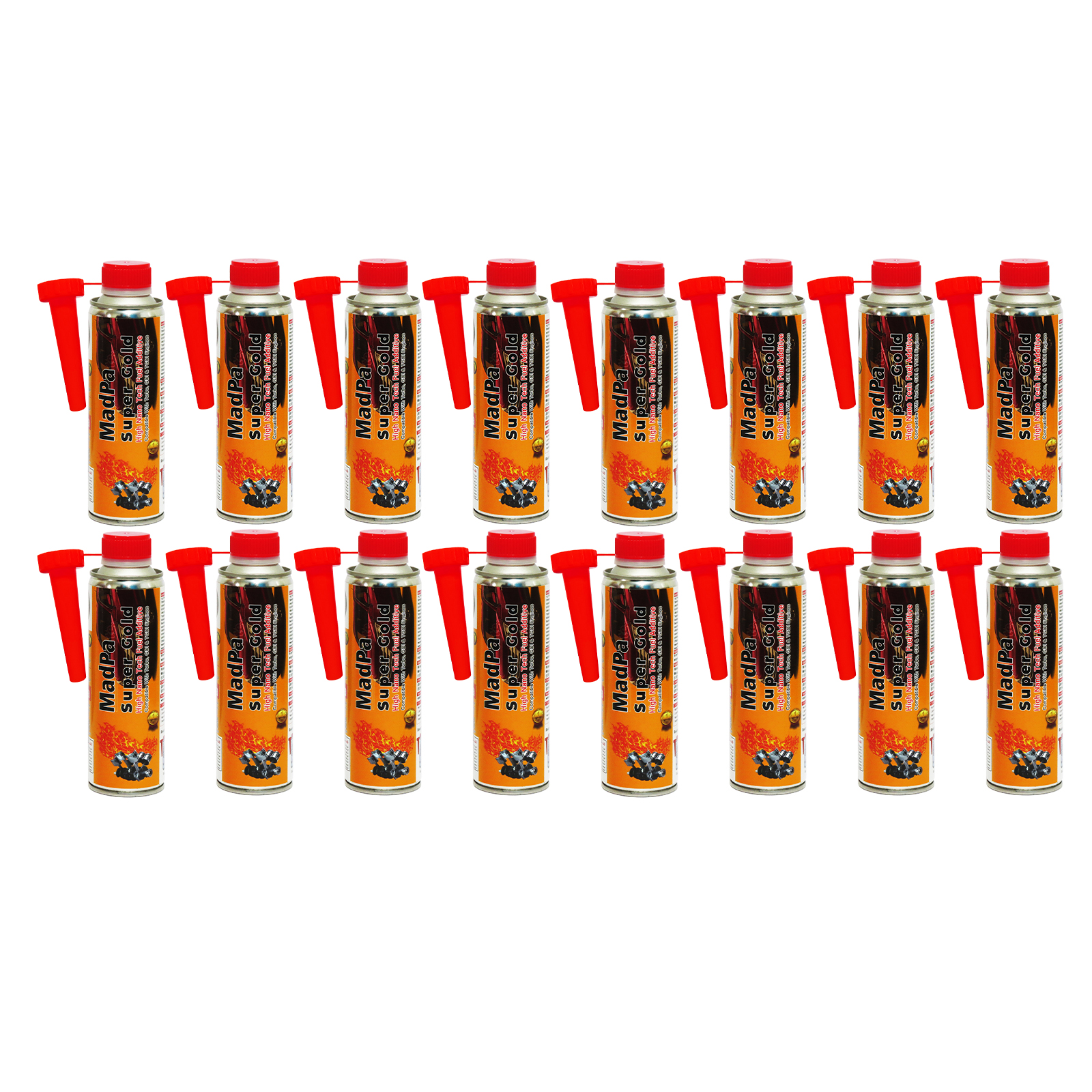 مکمل سوخت گروه مدپا مدل سوپر گلد پرو حجم 280 میلی لیتر 16 عددی