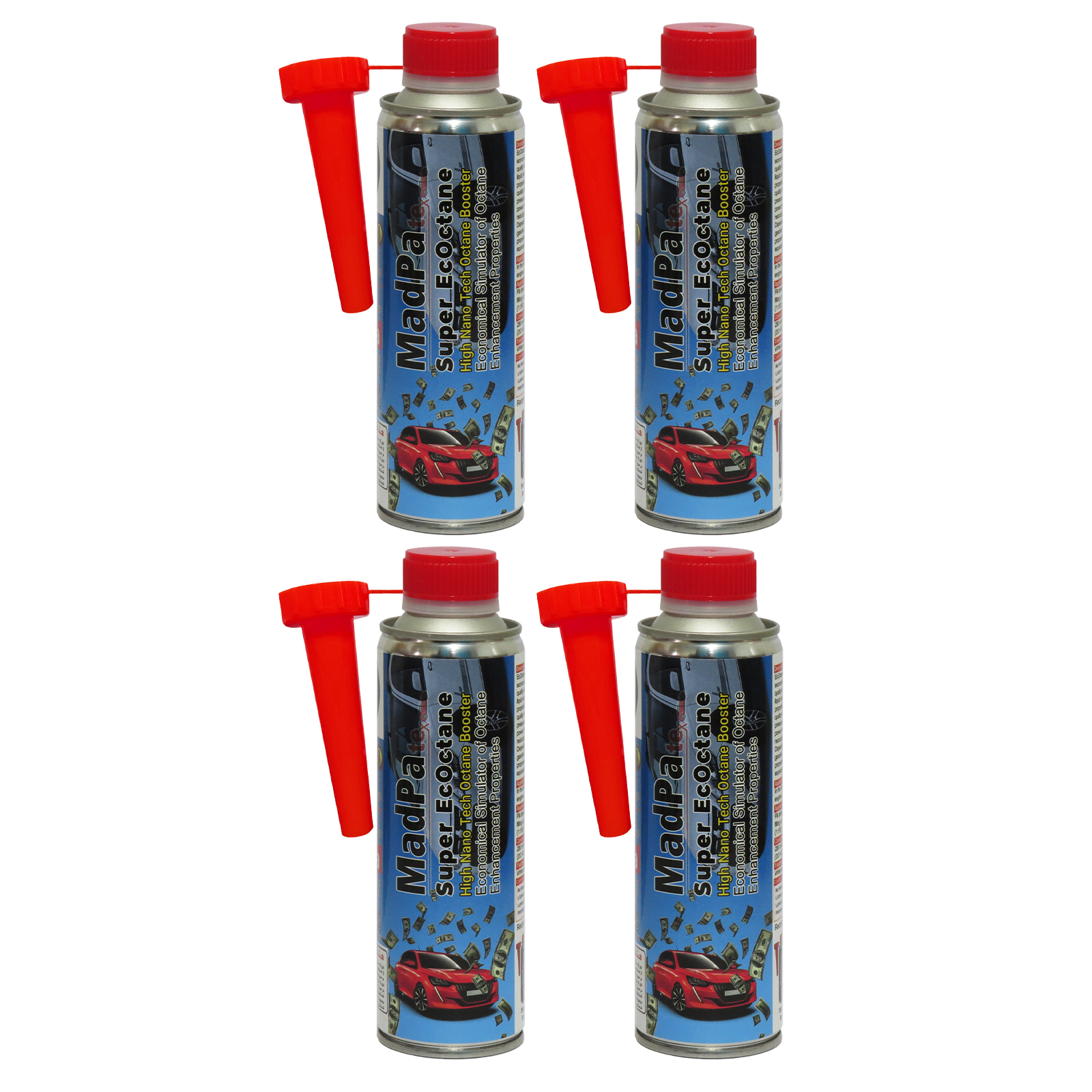 مکمل سوخت گروه مدپا مدل اکوکتان نانو اقتصادی حجم 280 میلی لیتر بسته 4 عددی