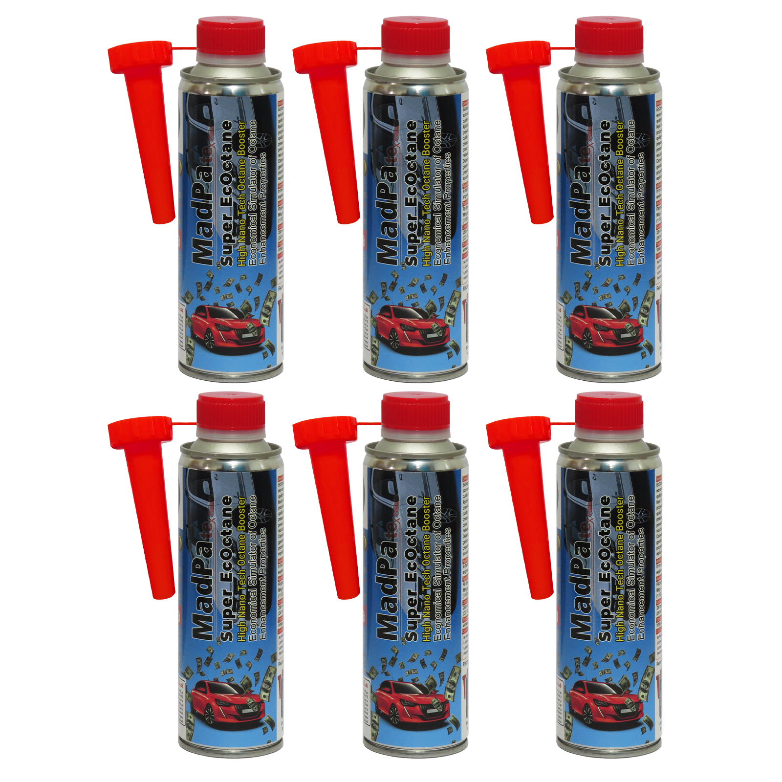 مکمل سوخت گروه مدپا مدل اکوکتان نانو اقتصادی حجم 280 میلی لیتر بسته 6 عددی