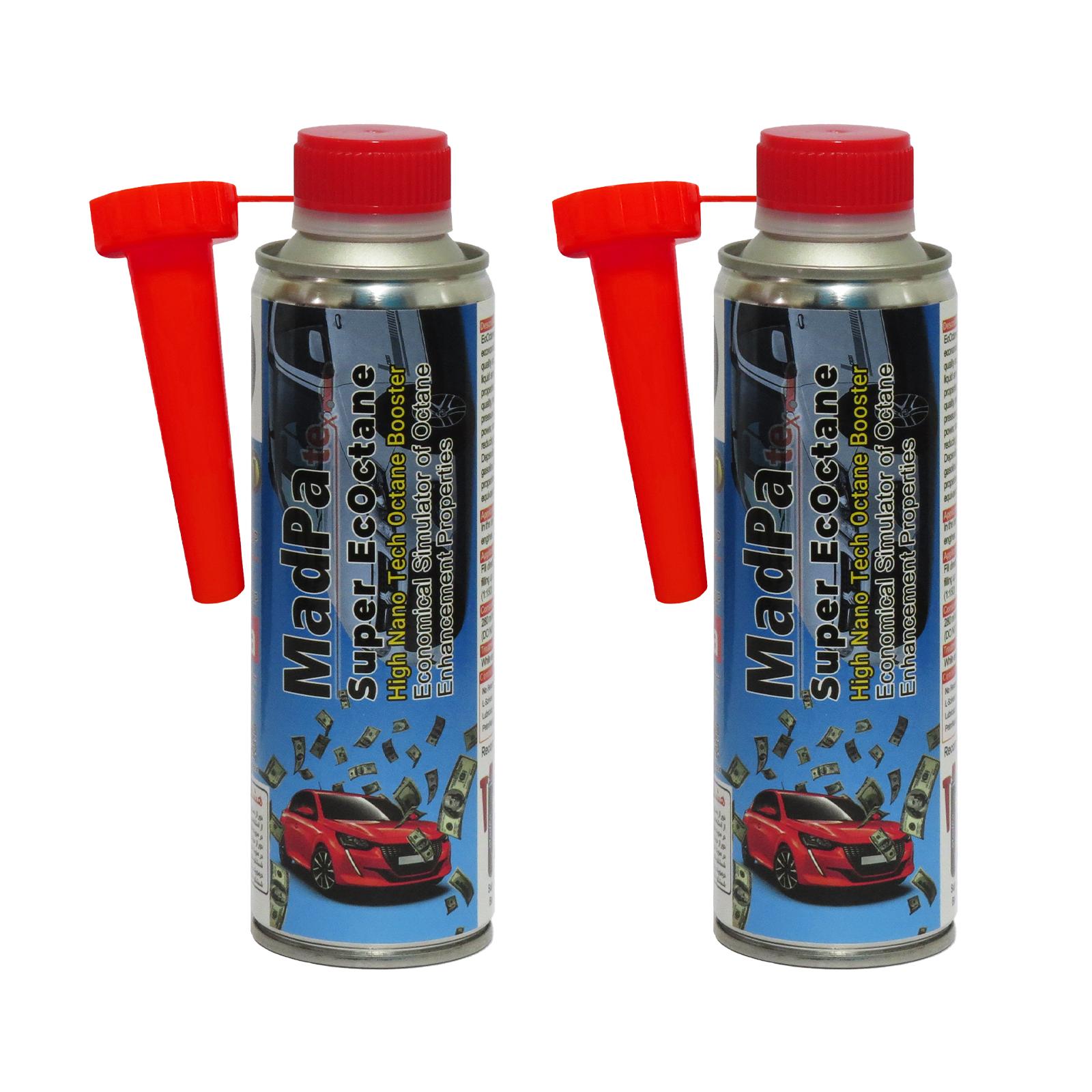 مکمل سوخت گروه مدپا مدل اکوکتان نانو اقتصادی حجم 280 میلی لیتر بسته 2 عددی