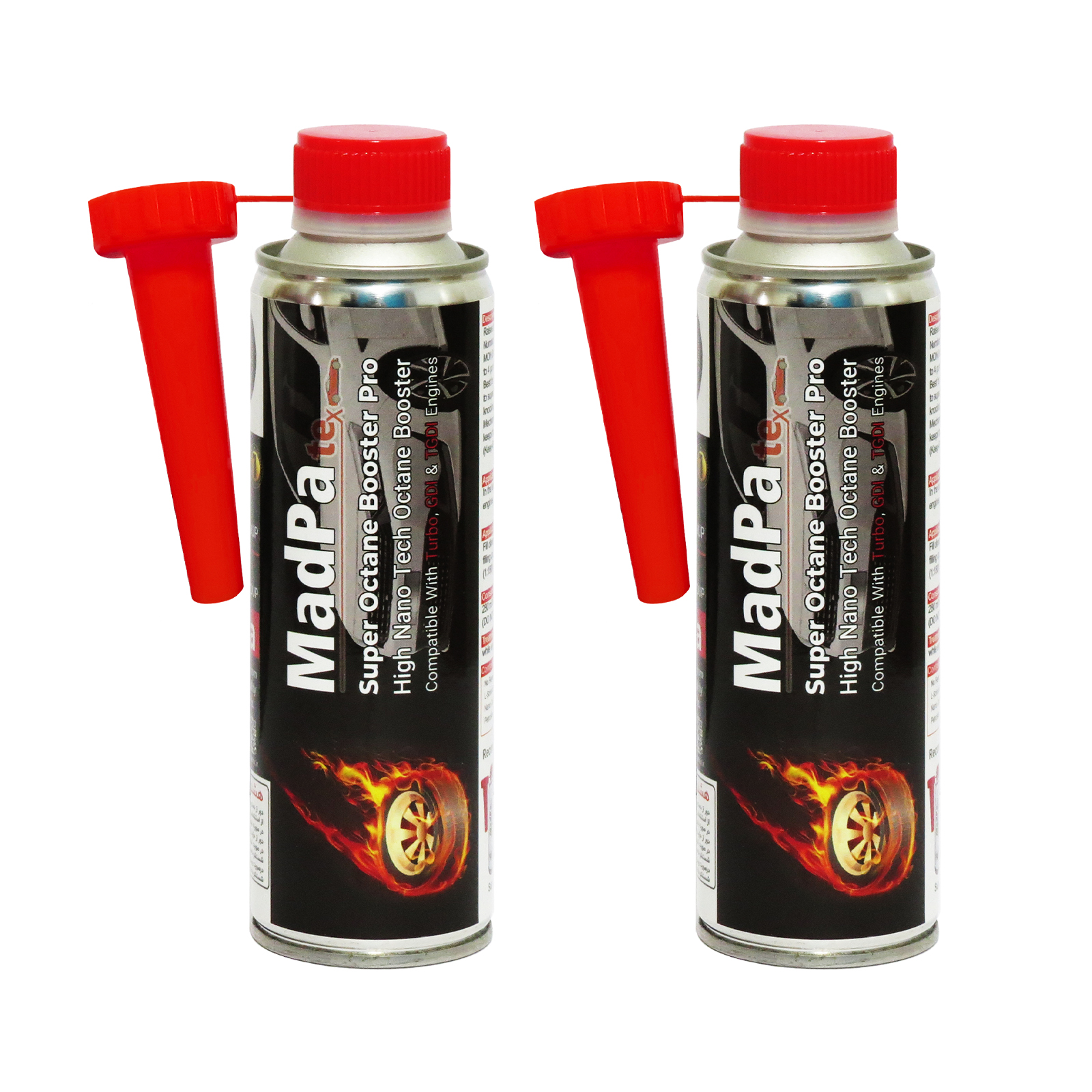 مکمل سوخت گروه مدپا مدل سوپر اکتان بوستر 280 میلی لیتر بسته 2 عددی